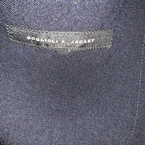 Boglioli K Jacket: Double Breasted Navy with red accent buttons - Picture 10 of 10